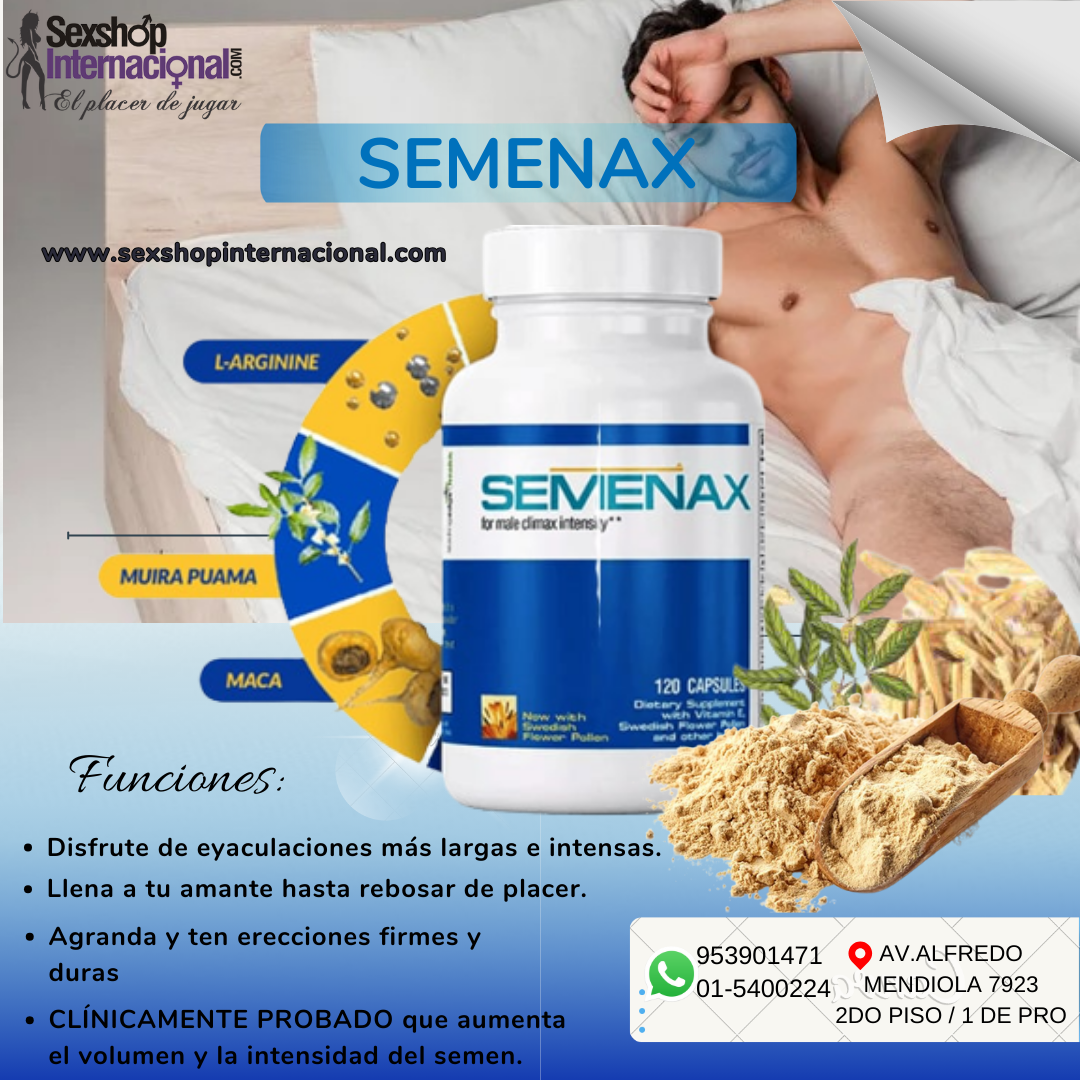 SEMENAX INCREMANTADOR DE SEMENAX SEXSHOP LOS OLIVOS